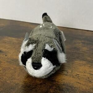 Zhu Zhu Pets Hamster Rocco Raccoon 2008 Interactive Toy Gray White Black Tested